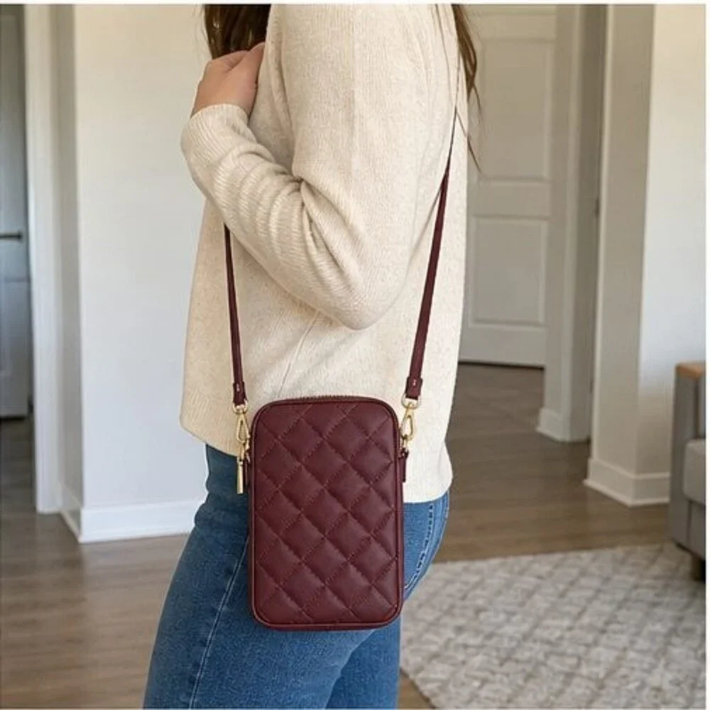 Burberry Vintage Check Beige Coated Canvas Belt Bag